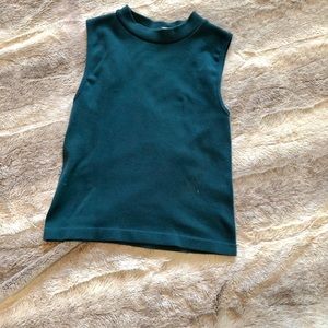 Turquoise crop top